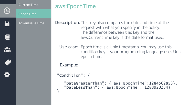c03 iam globalconditionkeys EpochTime