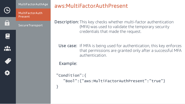 c03 iam globalconditionkeys MultiFactorAuthPresent