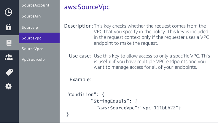 c03 iam globalconditionkeys SourceVpc