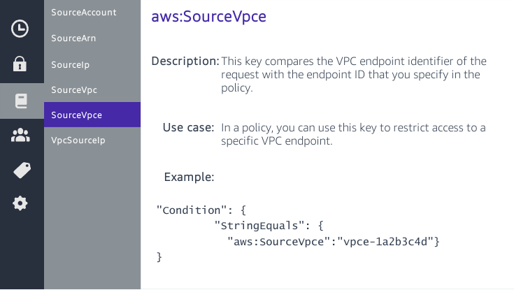 c03 iam globalconditionkeys SourceVpce
