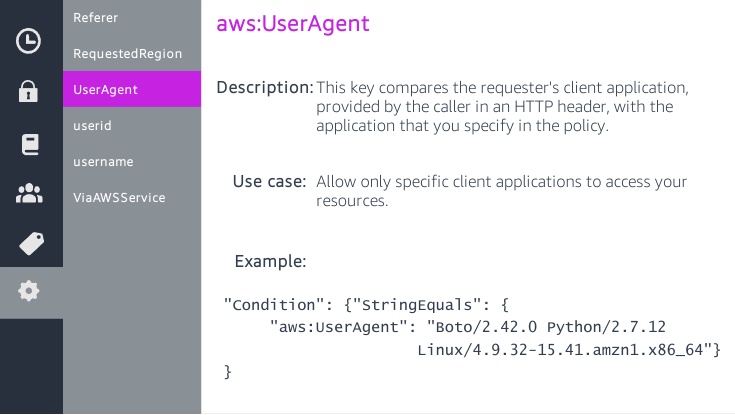 c03 iam globalconditionkeys UserAgent