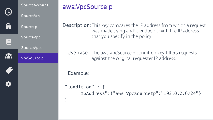 c03 iam globalconditionkeys VpcSourceIp