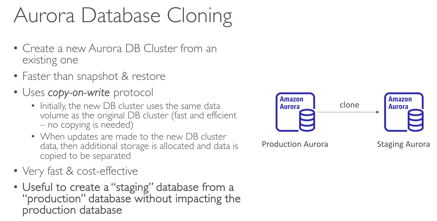 c03 rds aurora cloning
