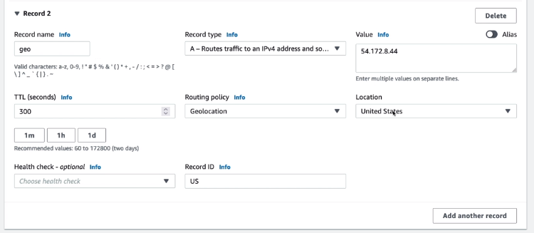 c03 route53 routingpoilicies geolocation 2